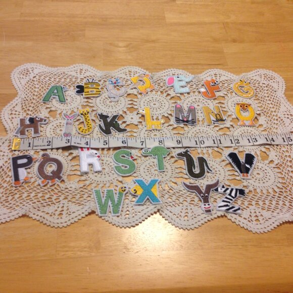 Adorable alphabetc iron on/ sew on patches bundle - Picture 2 of 10